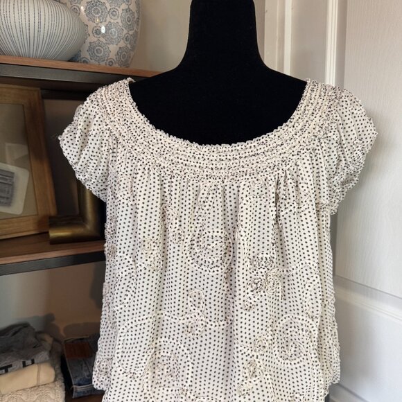 Max Edition Polka Dot Organza Top - Size M - Picture 3 of 3